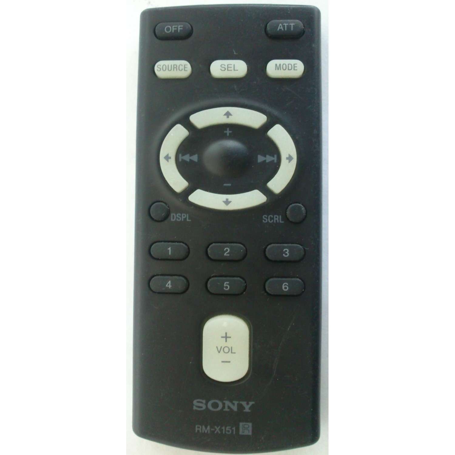 CONTROL REMOTO PARA AUTOESTEREO / SONY RM-X151
